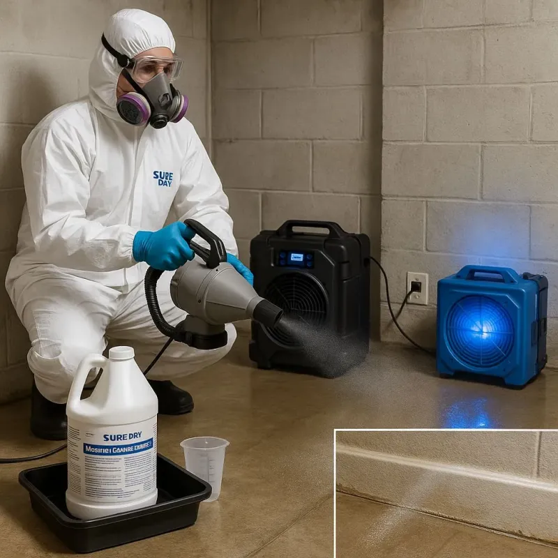 Sanitization and Odor Removal process in Arnold, CA