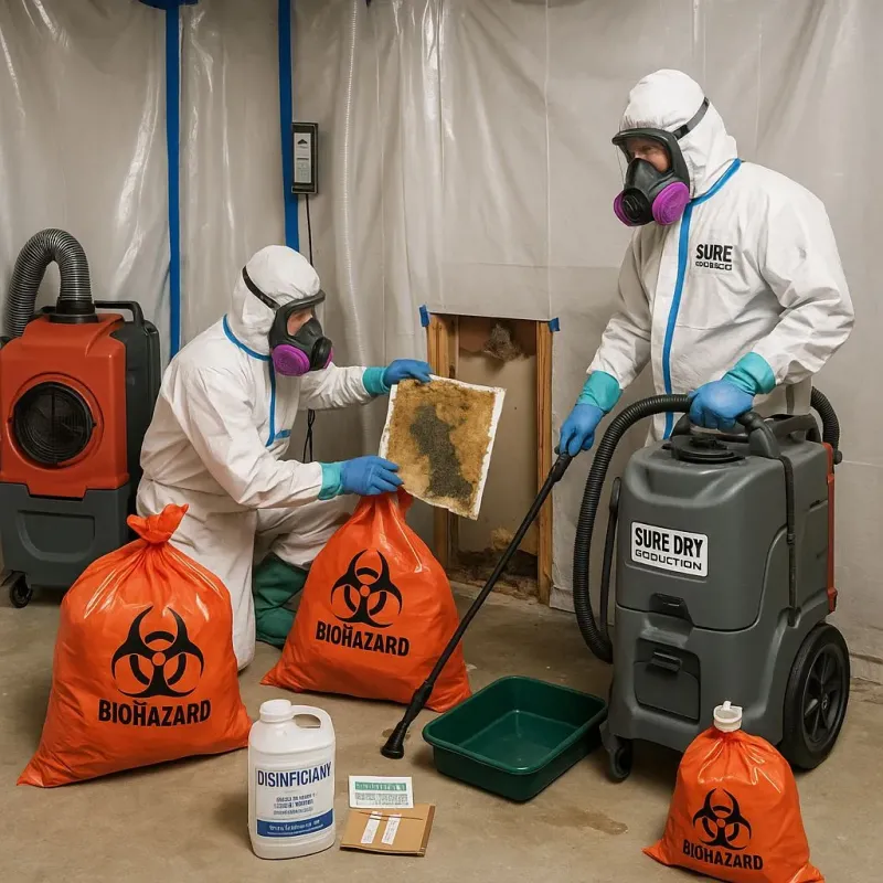 Contaminated Water Handling Protocols process in Arnold, CA